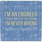 Engineer Quotes Ceramic Tile Hot Pad (Personalized)
