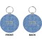Engineer Quotes Circle Keychain (Front + Back)
