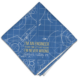 Engineer Quotes Cloth Dinner Napkin - Single w/ Name or Text