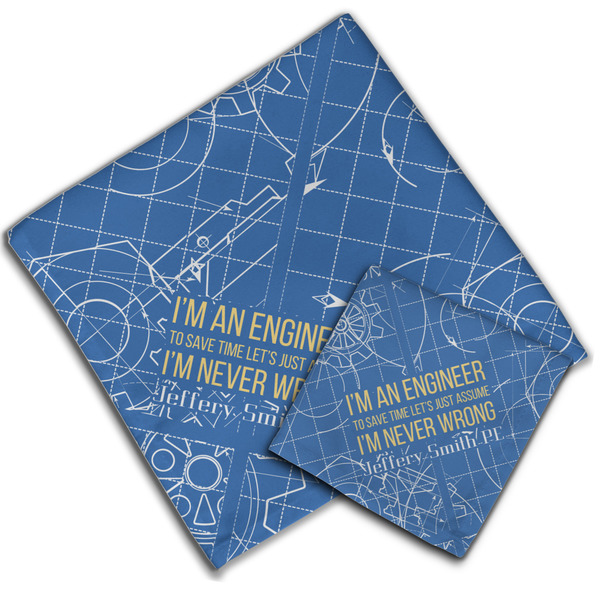 Engineer Quotes Cloth Napkins - Personalized Lunch & Dinner (PARENT MAIN)