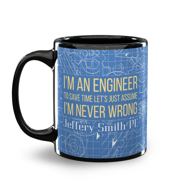 Engineer Quotes Coffee Mug - 11 oz - Black