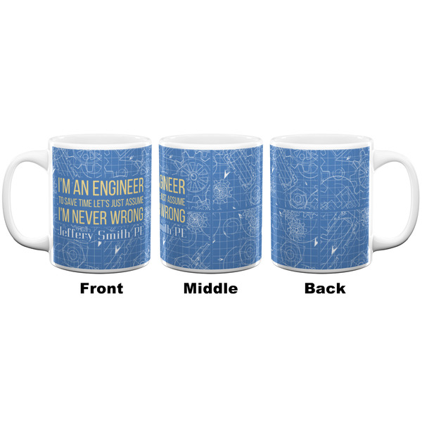 Engineer Quotes Coffee Mug - 11 oz - White APPROVAL