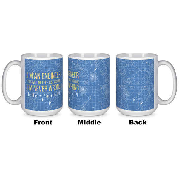 Engineer Quotes Coffee Mug - 15 oz - White APPROVAL