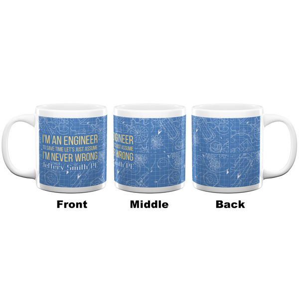 Engineer Quotes Coffee Mug - 20 oz - White APPROVAL