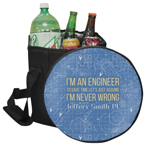Custom Engineer Quotes Collapsible Cooler & Seat (Personalized)