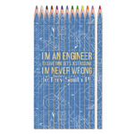 Engineer Quotes Colored Pencils (Personalized)