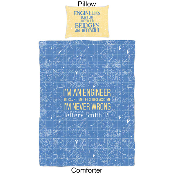 Engineer Quotes Comforter Set - Twin - Approval