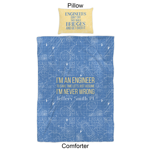 Engineer Quotes Comforter Set - Twin XL - Approval