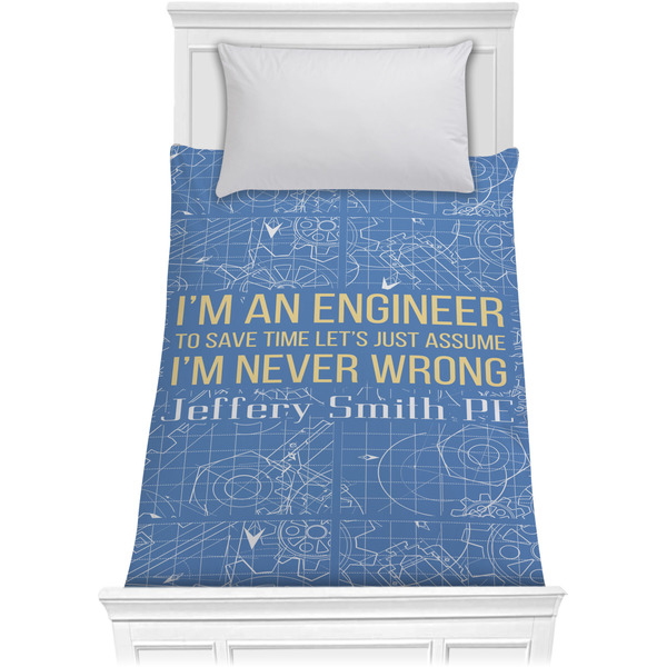 Engineer Quotes Comforter (Twin)