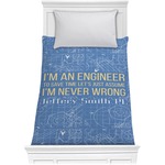 Engineer Quotes Comforter - Twin (Personalized)
