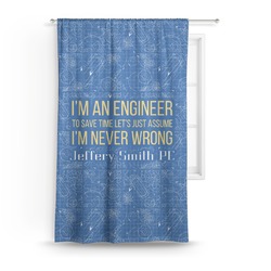 Engineer Quotes Curtain (Personalized)