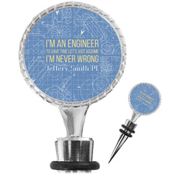 Engineer Quotes Wine Bottle Stopper (Personalized)