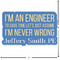 Engineer Quotes Custom Shape Iron On Patches - L - APPROVAL