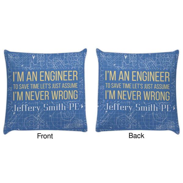 Engineer Quotes Decorative Pillow Case - Approval