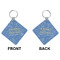 Engineer Quotes Diamond Keychain (Front + Back)