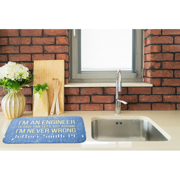 Engineer Quotes Dish Drying Mat - LIFESTYLE 2