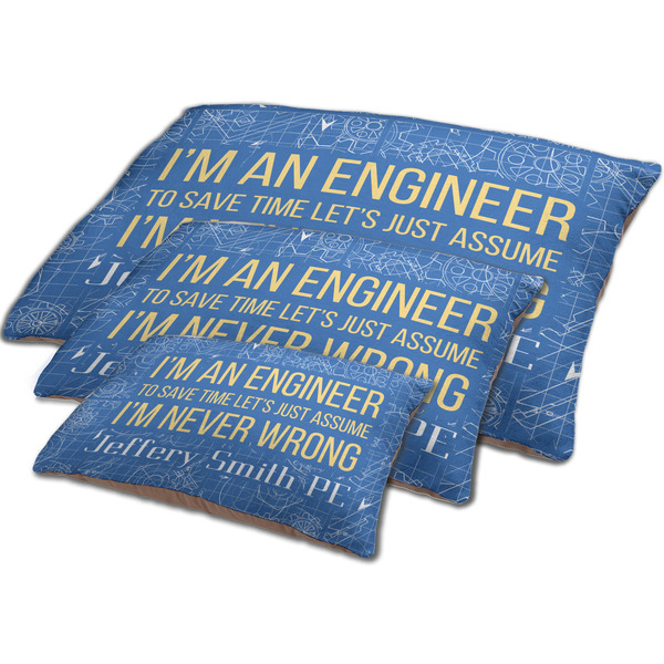 Engineer Quotes Dog Beds - MAIN (sm, med, lrg)