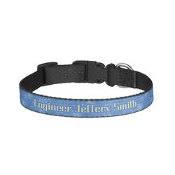 Engineer Quotes Dog Collar - Small (Personalized)