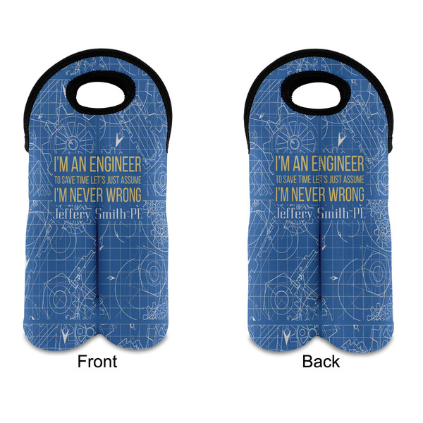 Engineer Quotes Double Wine Tote - APPROVAL (new)
