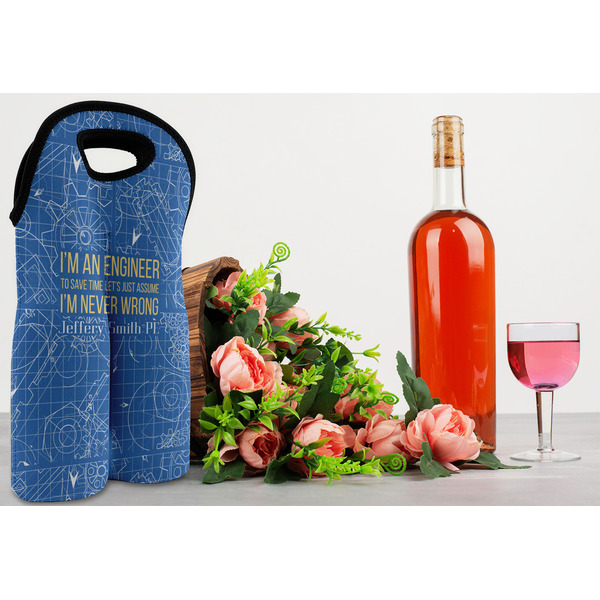 Engineer Quotes Double Wine Tote - LIFESTYLE (new)