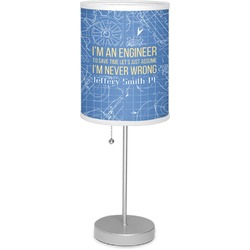 Engineer Quotes Lamp with Drum Shade (Personalized)
