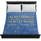 Engineer Quotes Duvet Cover - Queen - On Bed - No Prop