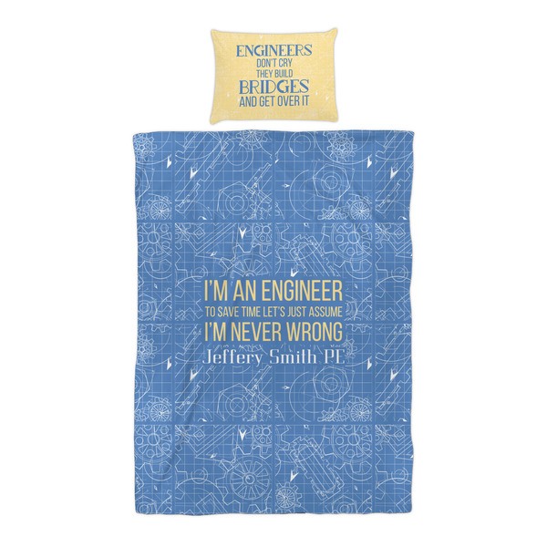Engineer Quotes Duvet Cover Set - Twin XL - Alt Approval