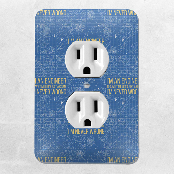 Engineer Quotes Electric Outlet Plate - LIFESTYLE