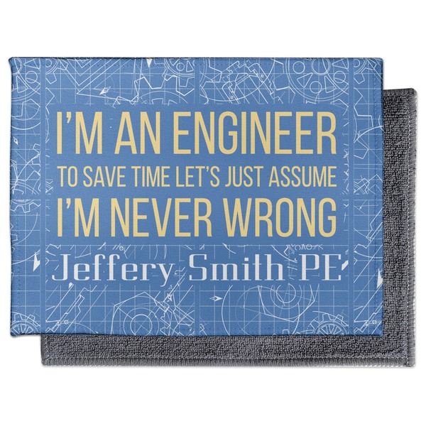 Engineer Quotes Electronic Screen Wipe - Flat