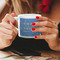 Engineer Quotes Espresso Cup - 6oz (Double Shot) LIFESTYLE (Woman hands cropped)