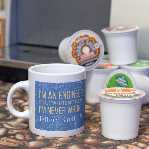 Engineer Quotes Espresso Cup - Single Lifestyle