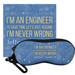 Engineer Quotes Eyeglass Case & Cloth (Personalized)