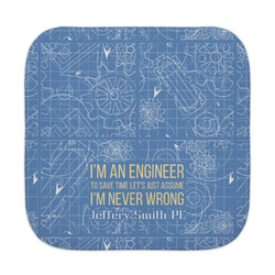 Engineer Quotes Face Towel (Personalized)