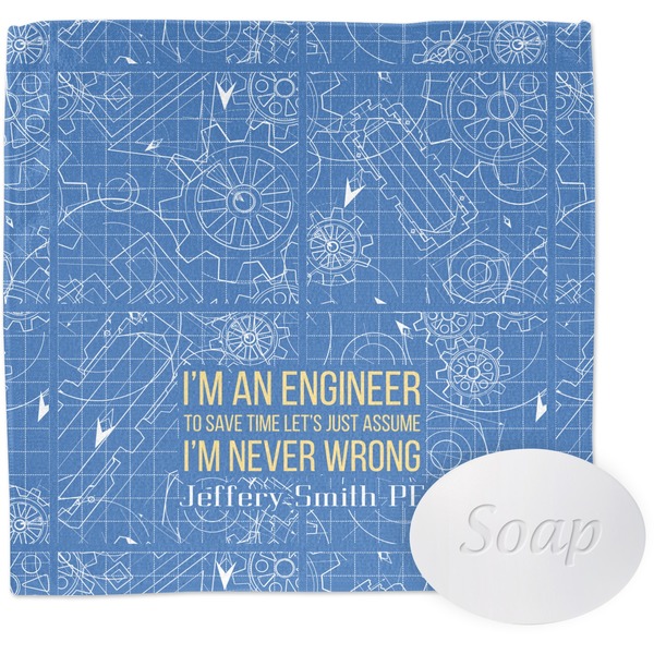 Custom Engineer Quotes Washcloth (Personalized)