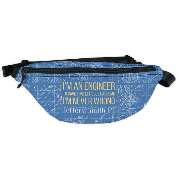 Custom Engineer Quotes Fanny Pack - Classic Style (Personalized)