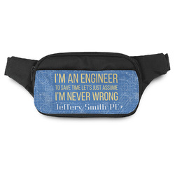 Engineer Quotes Fanny Pack - Modern Style (Personalized)