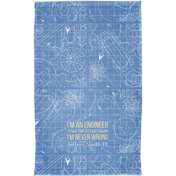 Engineer Quotes Finger Tip Towel - Full View