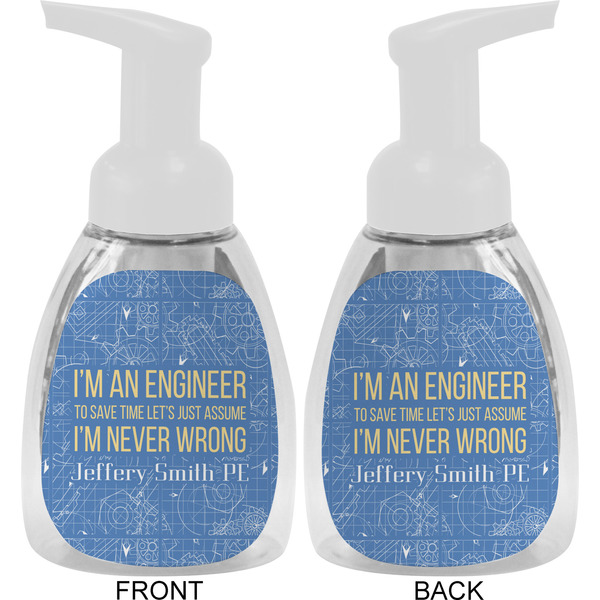 Engineer Quotes Foam Soap Bottle Approval - White