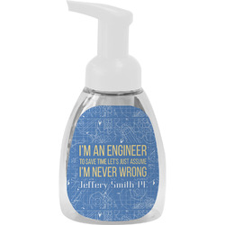 Engineer Quotes Foam Soap Bottle - White (Personalized)