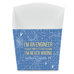 Engineer Quotes French Fry Favor Boxes (Personalized)