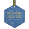 Engineer Quotes Frosted Glass Ornament - Hexagon