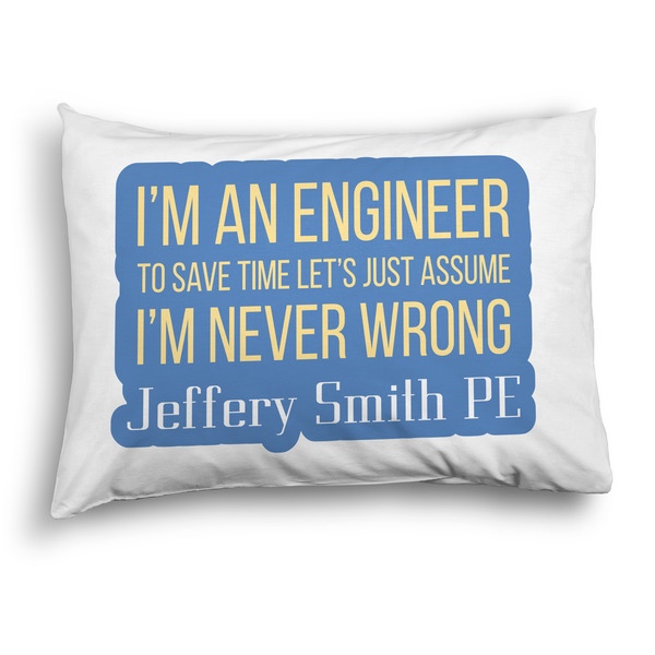 Custom Engineer Quotes Pillow Case - Standard - Graphic (Personalized)