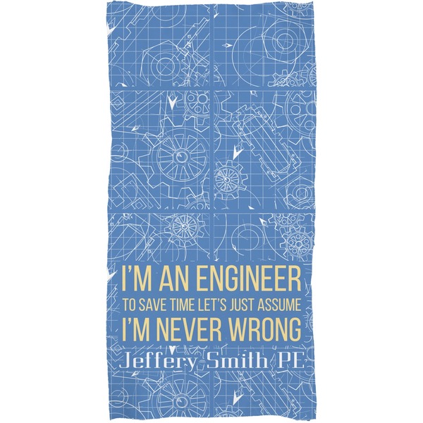 Engineer Quotes Full Sized Bath Towel - Apvl