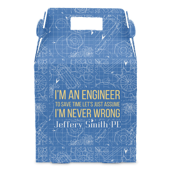 Engineer Quotes Gable Favor Box - Front