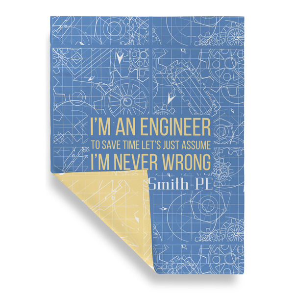 Engineer Quotes Garden Flags - Large - Double Sided - FRONT FOLDED