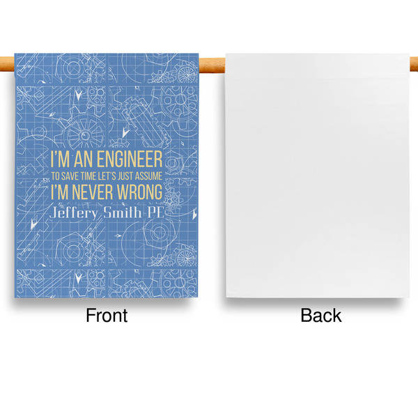 Engineer Quotes House Flags - Single Sided - APPROVAL