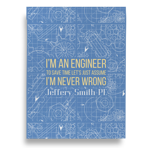 Engineer Quotes Garden Flags - Large - Single Sided - FRONT