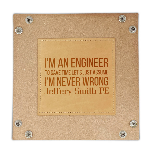 Engineer Quotes Genuine Leather Valet Trays - FRONT