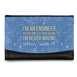 Engineer Quotes Genuine Leather Women's Wallet - Small (Personalized)