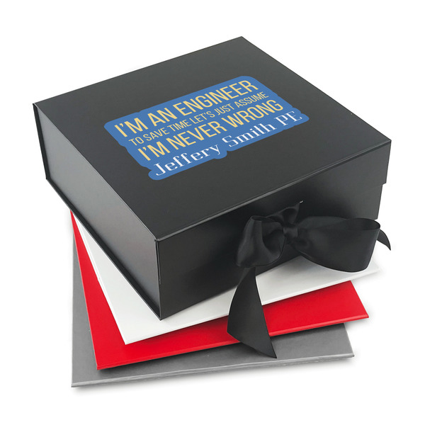 Custom Engineer Quotes Gift Box with Magnetic Lid